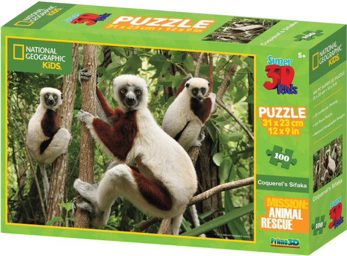 Lemur 3-d Puzzle - Andasibe Feon Ny Ala Hotel (700x517), Png Download