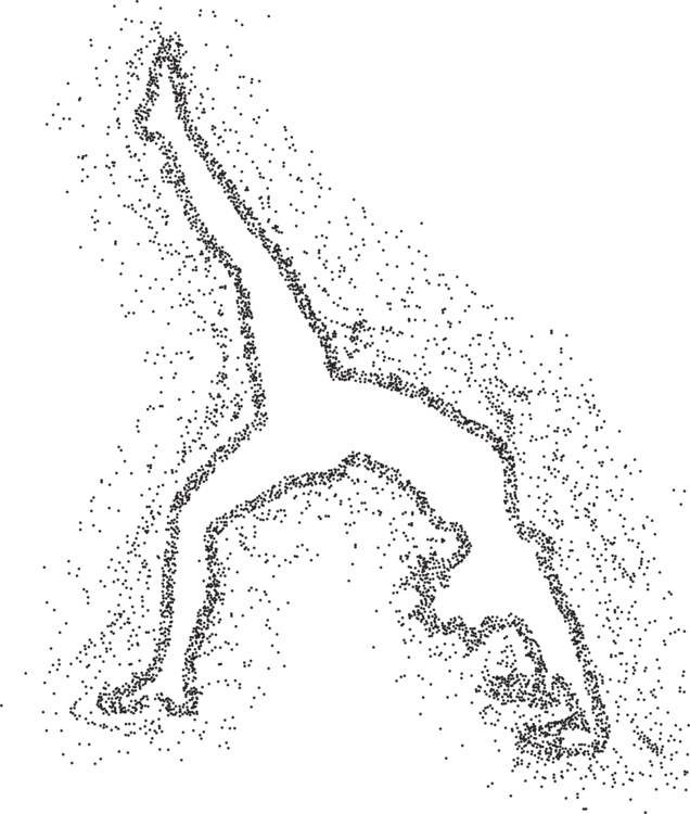 Sprite 3d Computer Graphics Particle System Black And - Line Art (636x750), Png Download