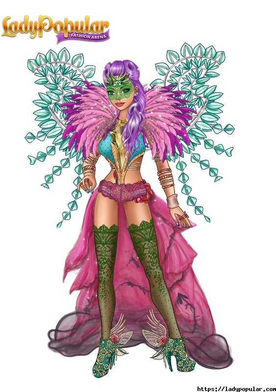 Image - Lady Popular (600x800), Png Download