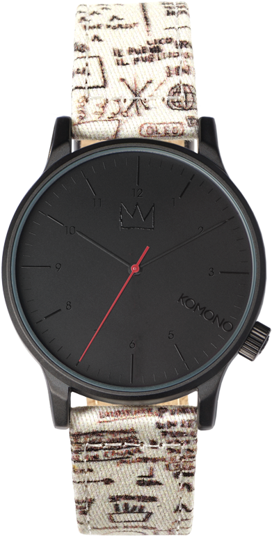 Jean-michel Basquiat X Komono - Watch (800x1200), Png Download