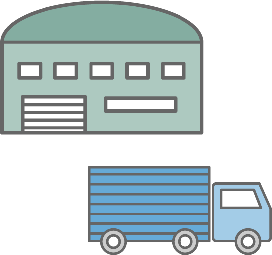 Track - Warehouse - Business - Icon - Truck (640x640), Png Download