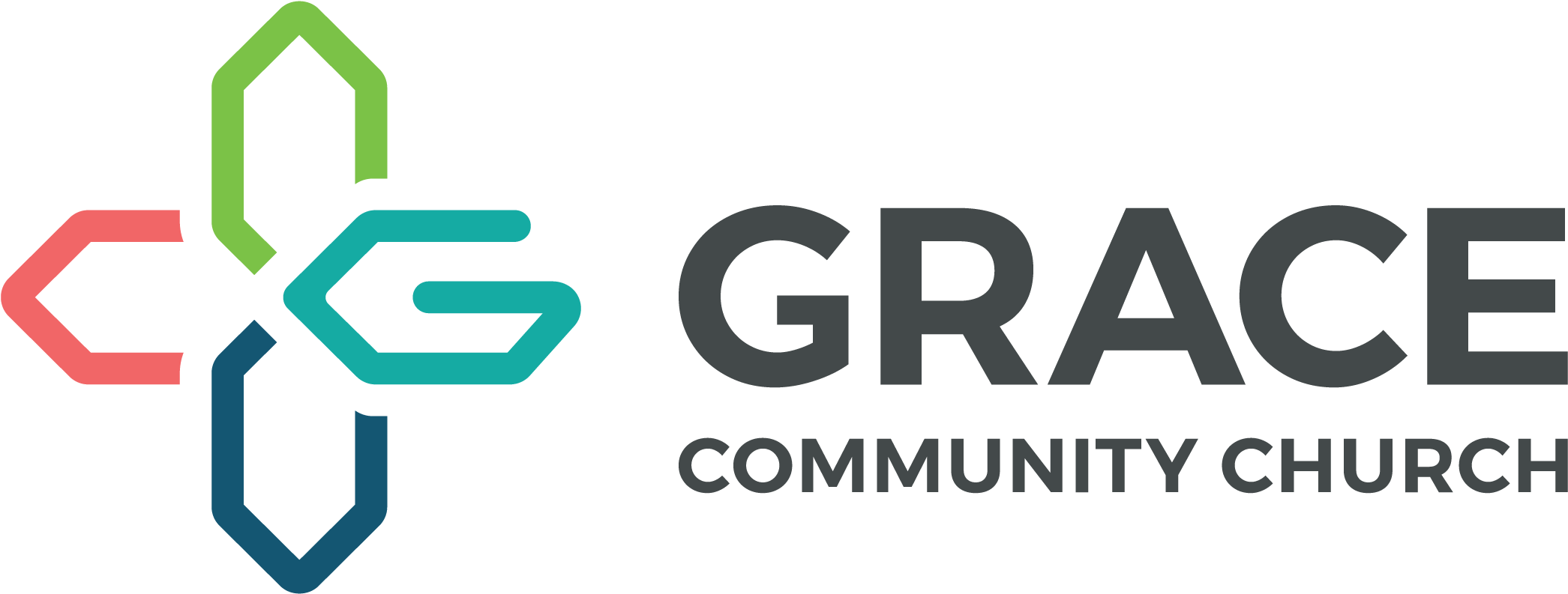 Grace Community Church - Grace Community Church Logo (2400x1200), Png Download