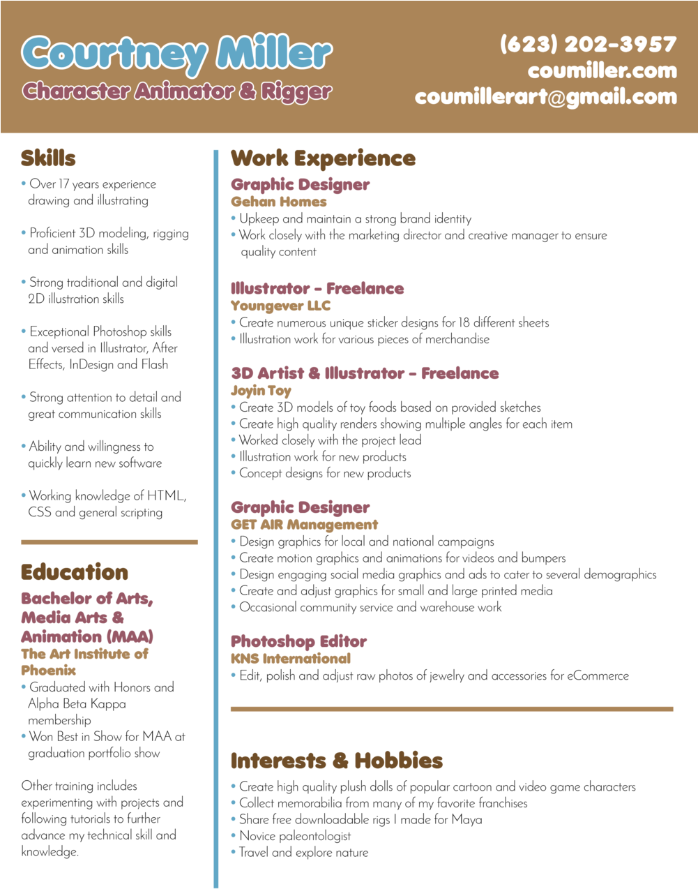 Courtneymiller 2018 Resume-01 - Document (1000x1294), Png Download