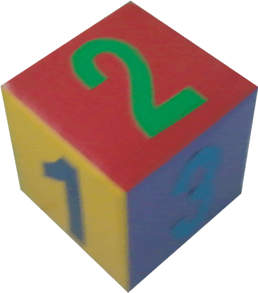 Dado Con Números - Wooden Block (915x503), Png Download