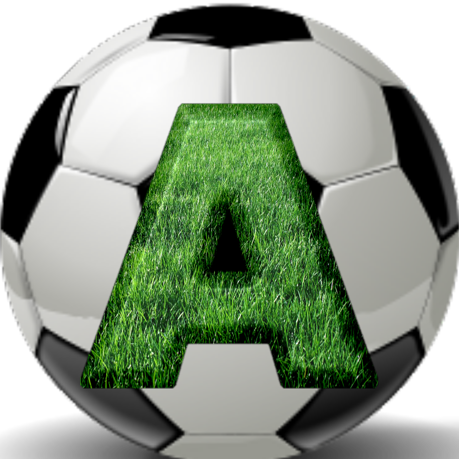 Alfabeto Grama Com Bola De Futebol Png, Grass Texture - Football (900x900), Png Download