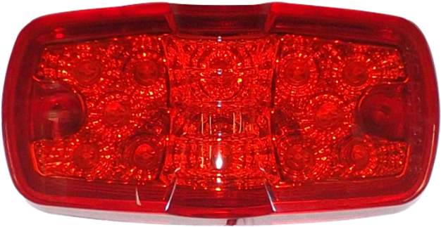 [ 320 1775r 12v ] Marker Light Red Diamond 12 Led - Light (640x640), Png Download