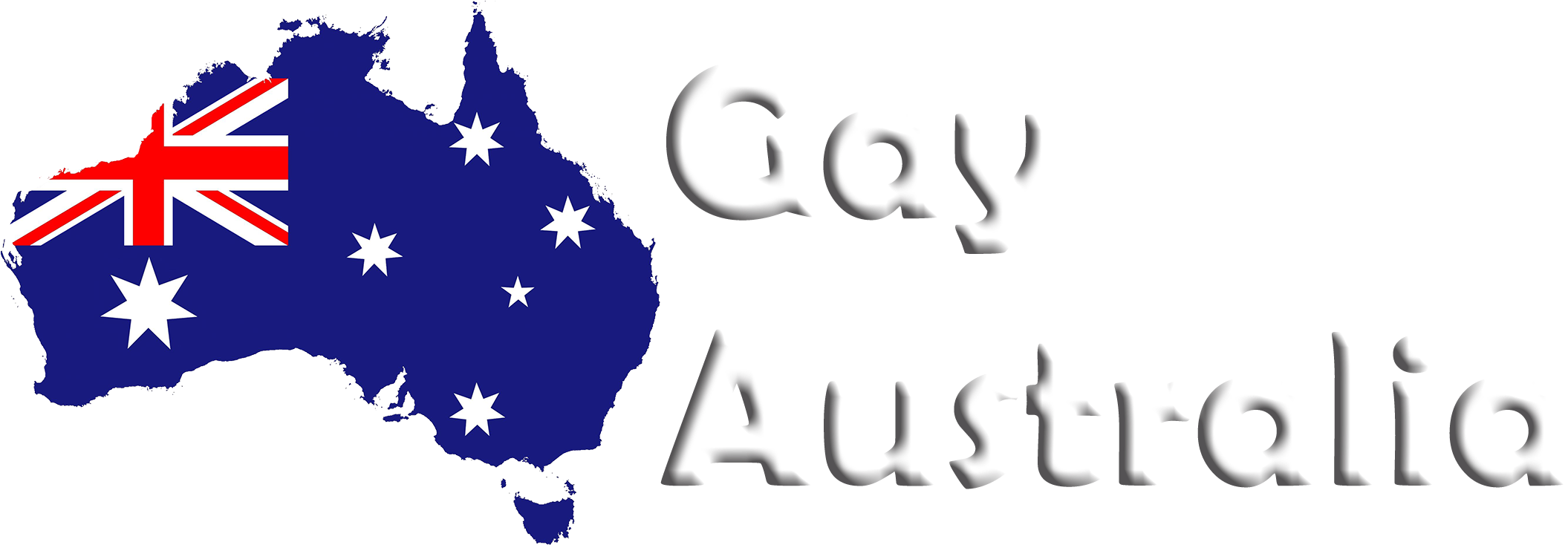 Gay Australia - Australia And Canada Map (2166x733), Png Download