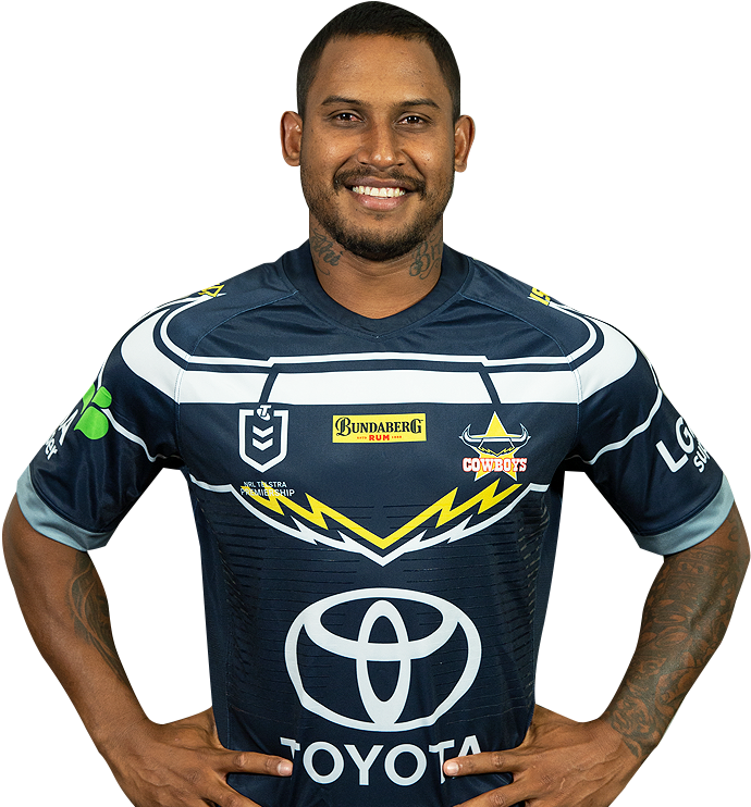 Player Details - North Queensland Cowboys 2019 Jersey (726x744), Png Download