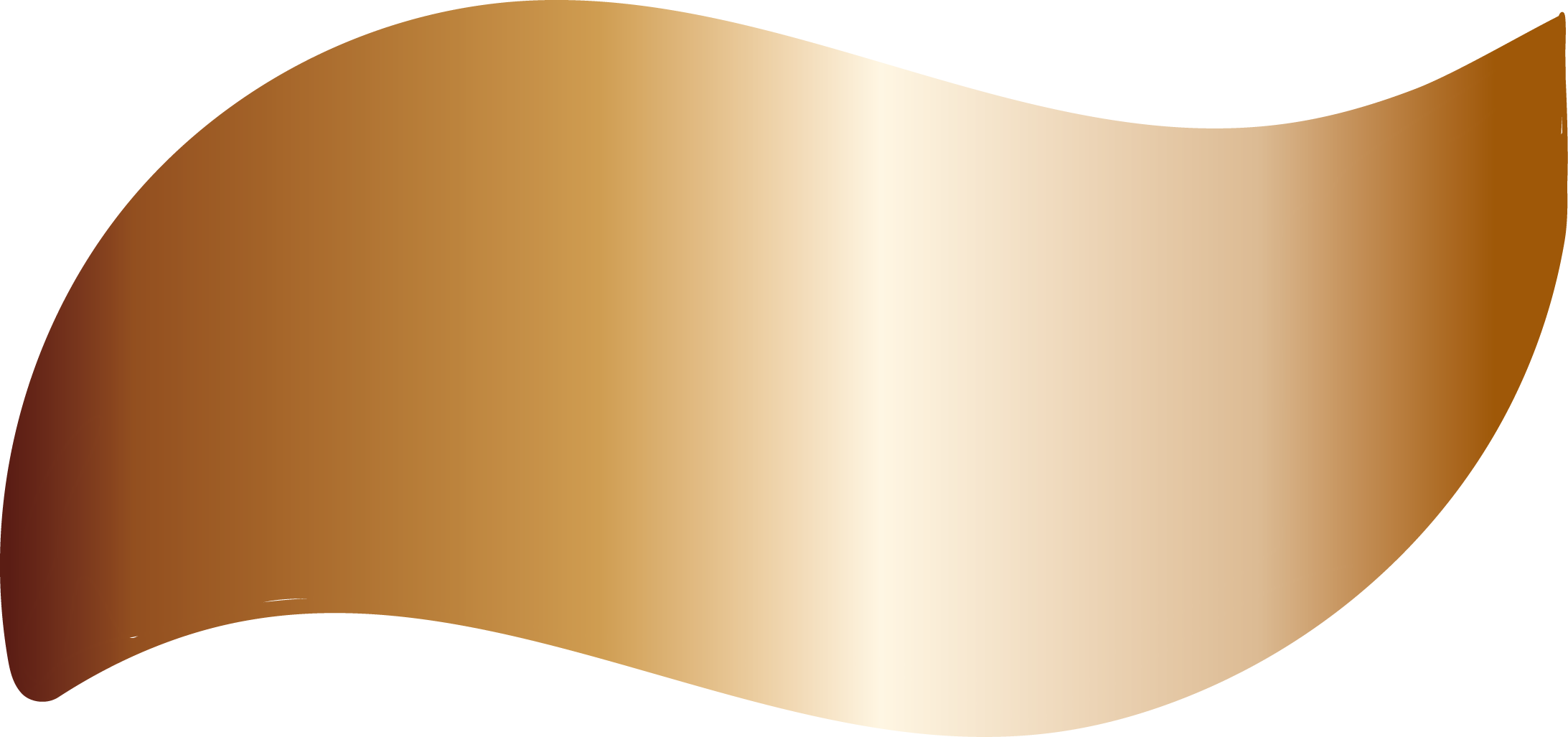 Bronze Leaf - Illustration (2185x1027), Png Download