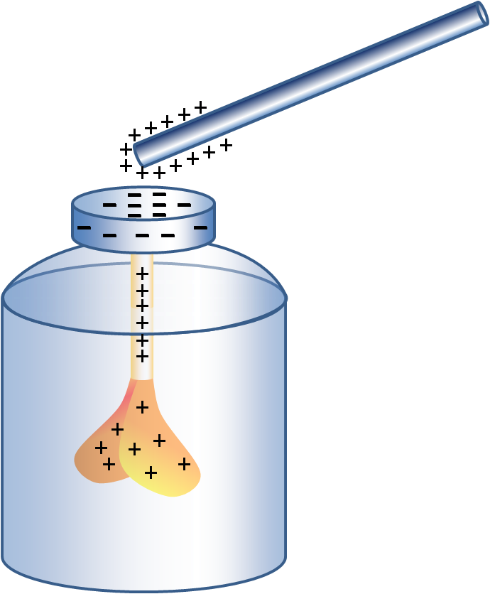 Gold-leaf Electroscope - التوصيل بالحث (690x836), Png Download