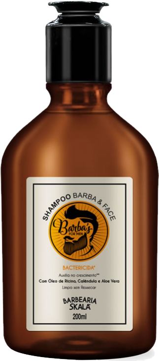 Blog Inspirando Garotas Skala Barbas For Men - Shampoo Low Poo Masculino (600x740), Png Download