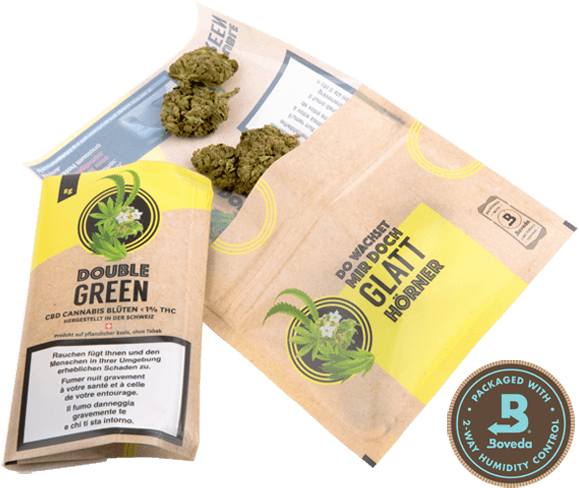 Cbd Blüten Doublegreen - Cbd Schweiz (610x511), Png Download