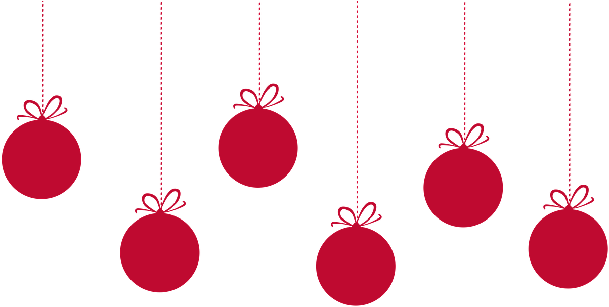 Hanging-ornaments - Christmas Day (1280x740), Png Download