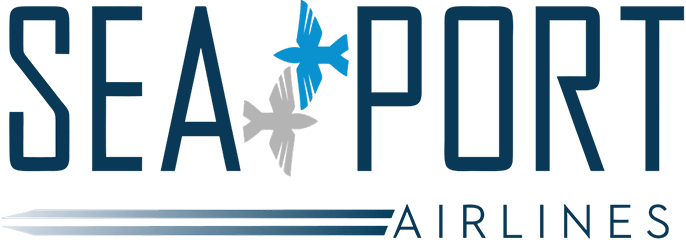 Looking For Cheap Flights With Wings Of Alaska Using - Seaport Airlines Logo (686x240), Png Download