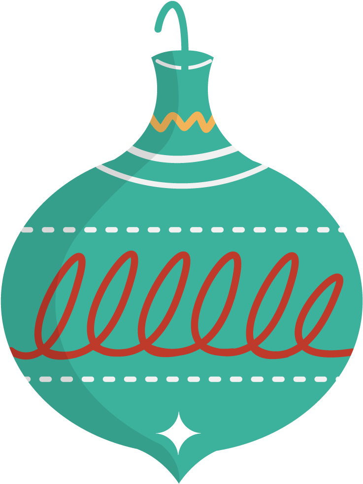Holidays Clipart Balls - Ornament Clip Art (1000x1000), Png Download