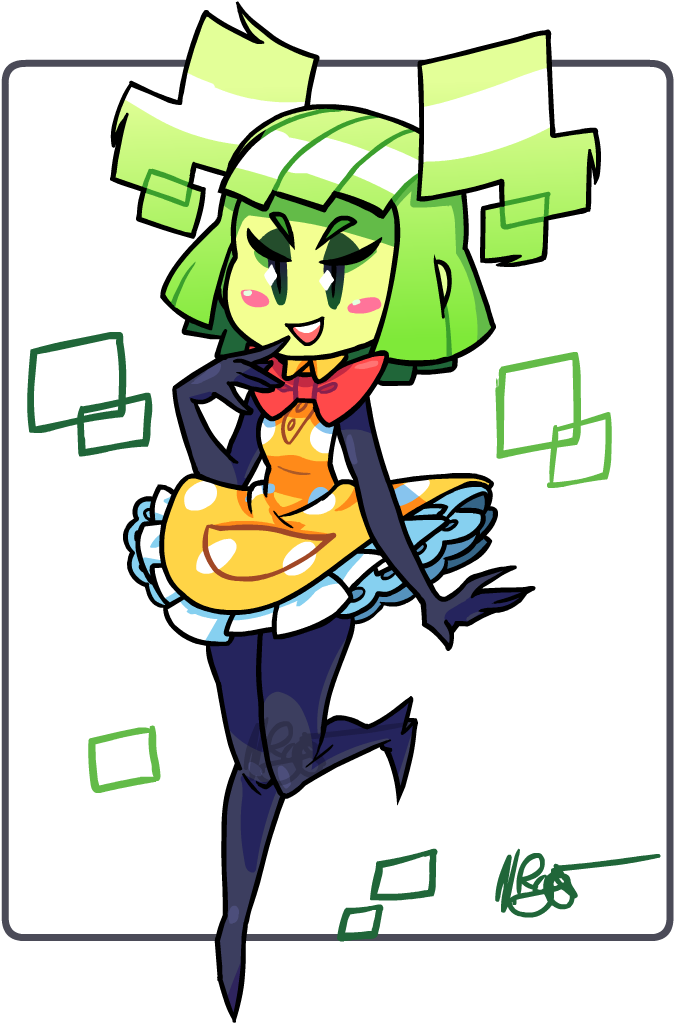 Author Comments - Super Paper Mario Mimi Fanart (900x1058), Png Download