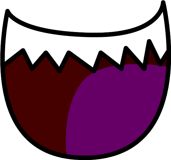 Mouth Evil Hahah - Evil Mouth Png (565x529), Png Download