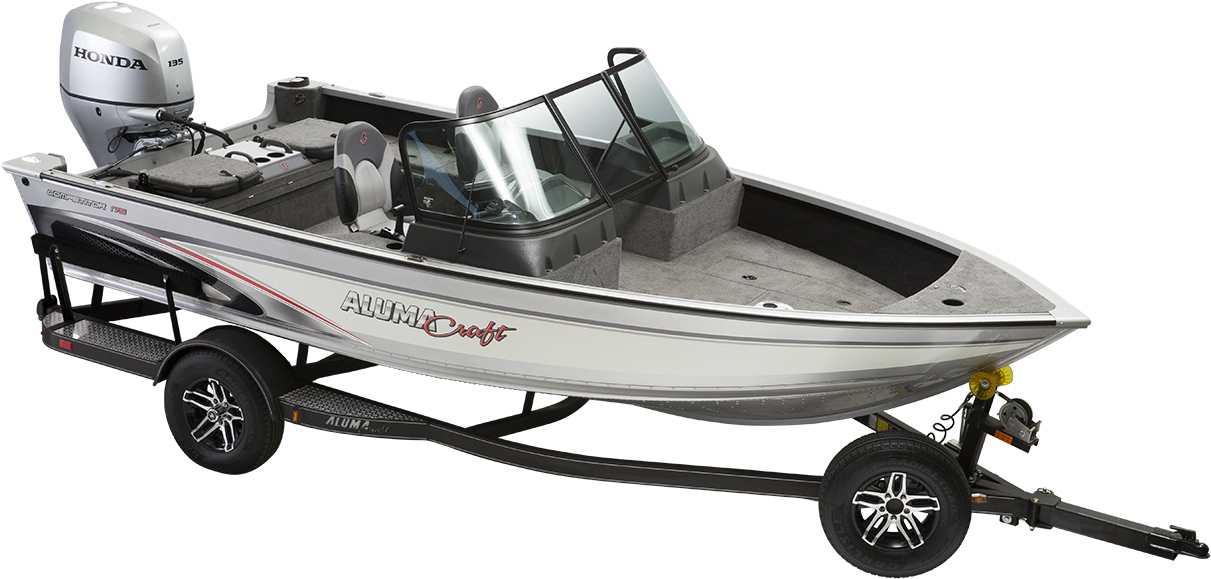 A Sleek And Fearless Warrior On The Water, The 175 - 2018 Alumacraft Competitor Sport 175 (1496x760), Png Download