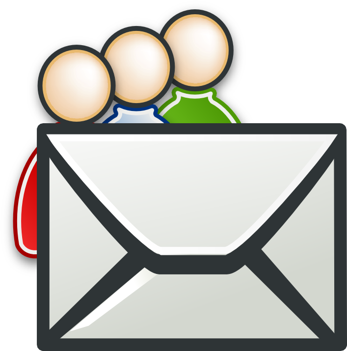 File - Email Group Icon Png (720x720), Png Download