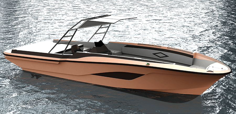 Concept Boat Design Is The Design Work Done For The - Excursion Boats (900x435), Png Download