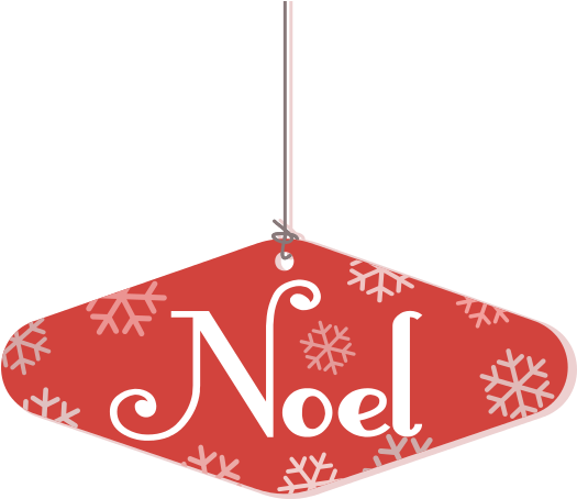 Noel Hanging Ornament - Christmas Hanging Png (540x461), Png Download