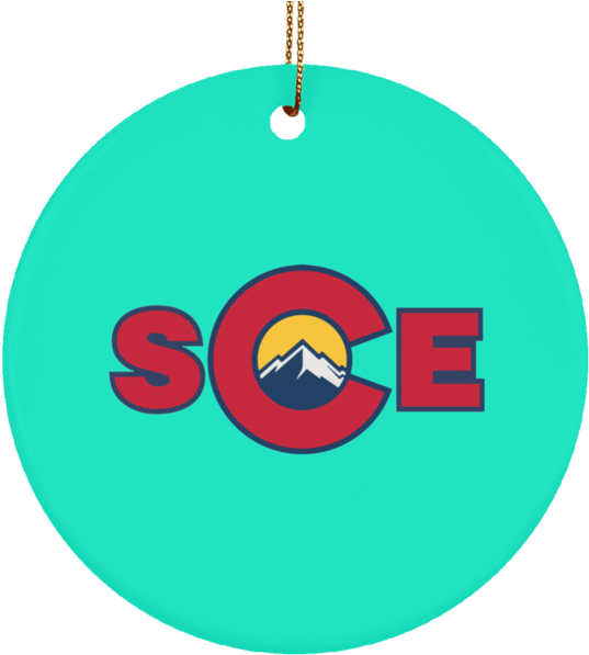 Sand Creek Spirit Gear Hanging Ornament - Colorado (600x600), Png Download