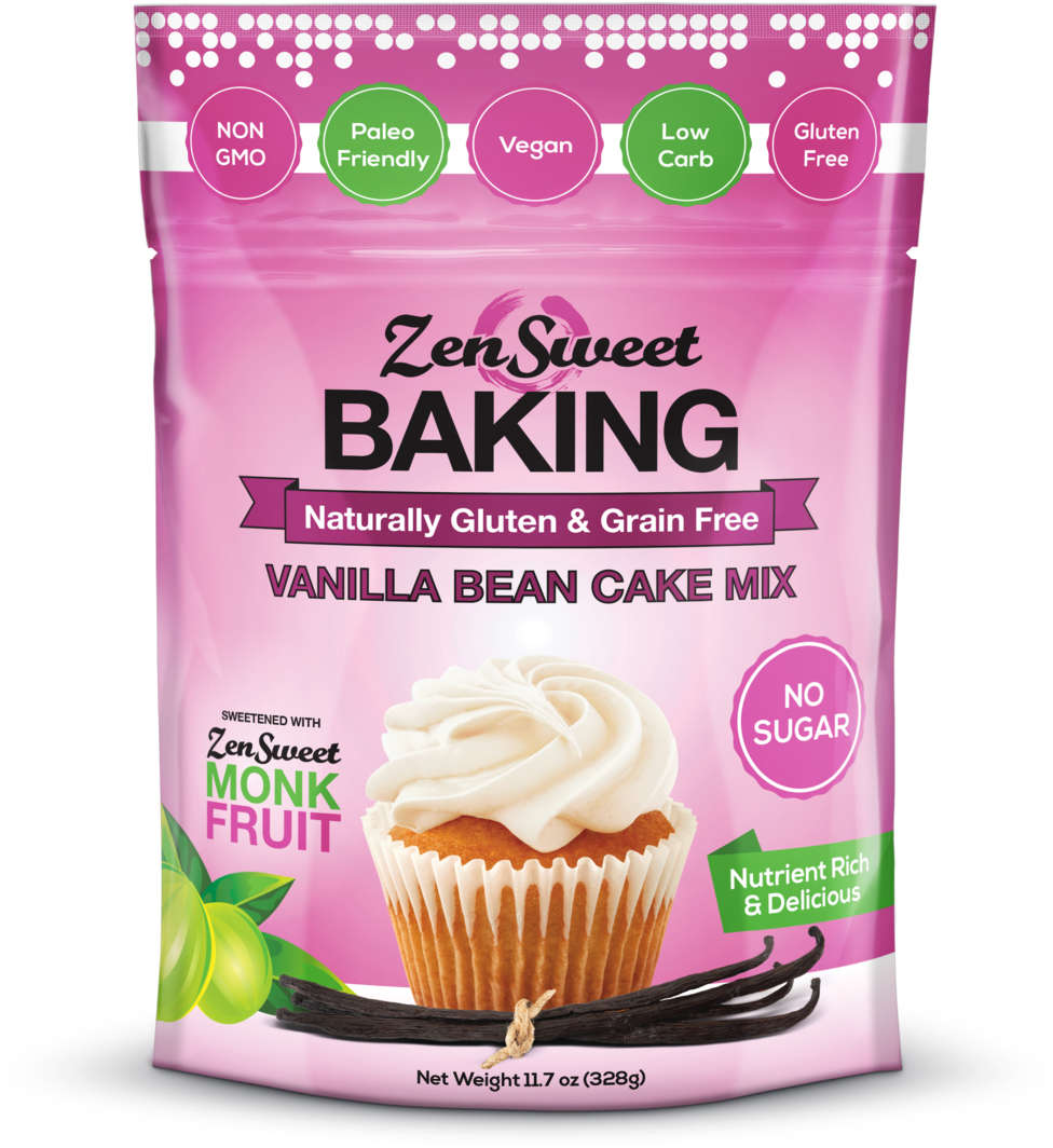 Zensweet Baking Vanilla Bean Bag (1000x1174), Png Download