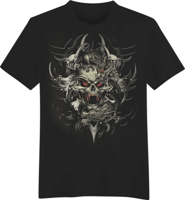 Glow In The Dark Skull T-shirt - Librarian Of Unseen University (371x400), Png Download