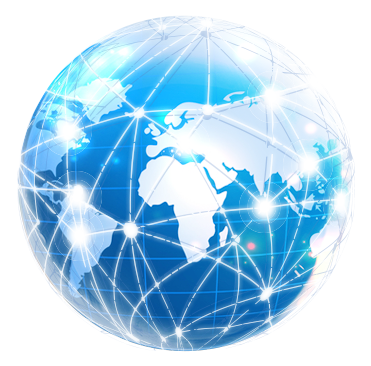 Communication Transparent Global - World Communication Png (371x366), Png Download