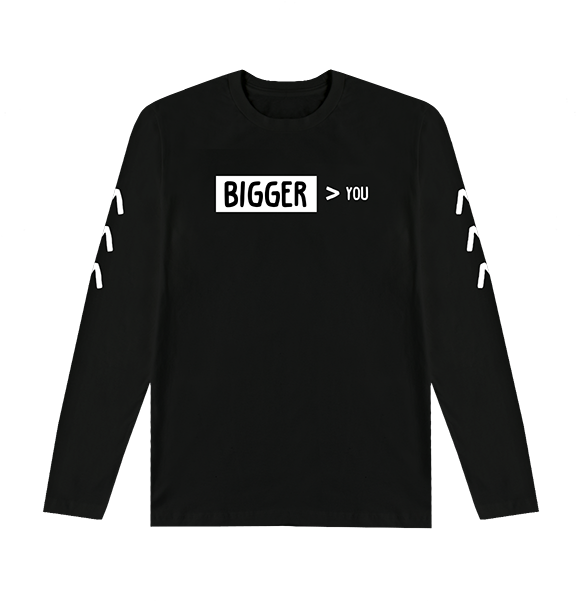 Bigger Than You Symbol L/s T-shirt - Lady Gaga Perfect Illusion Shirt (600x600), Png Download