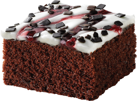 Black Forest Iced Cake (480x354), Png Download
