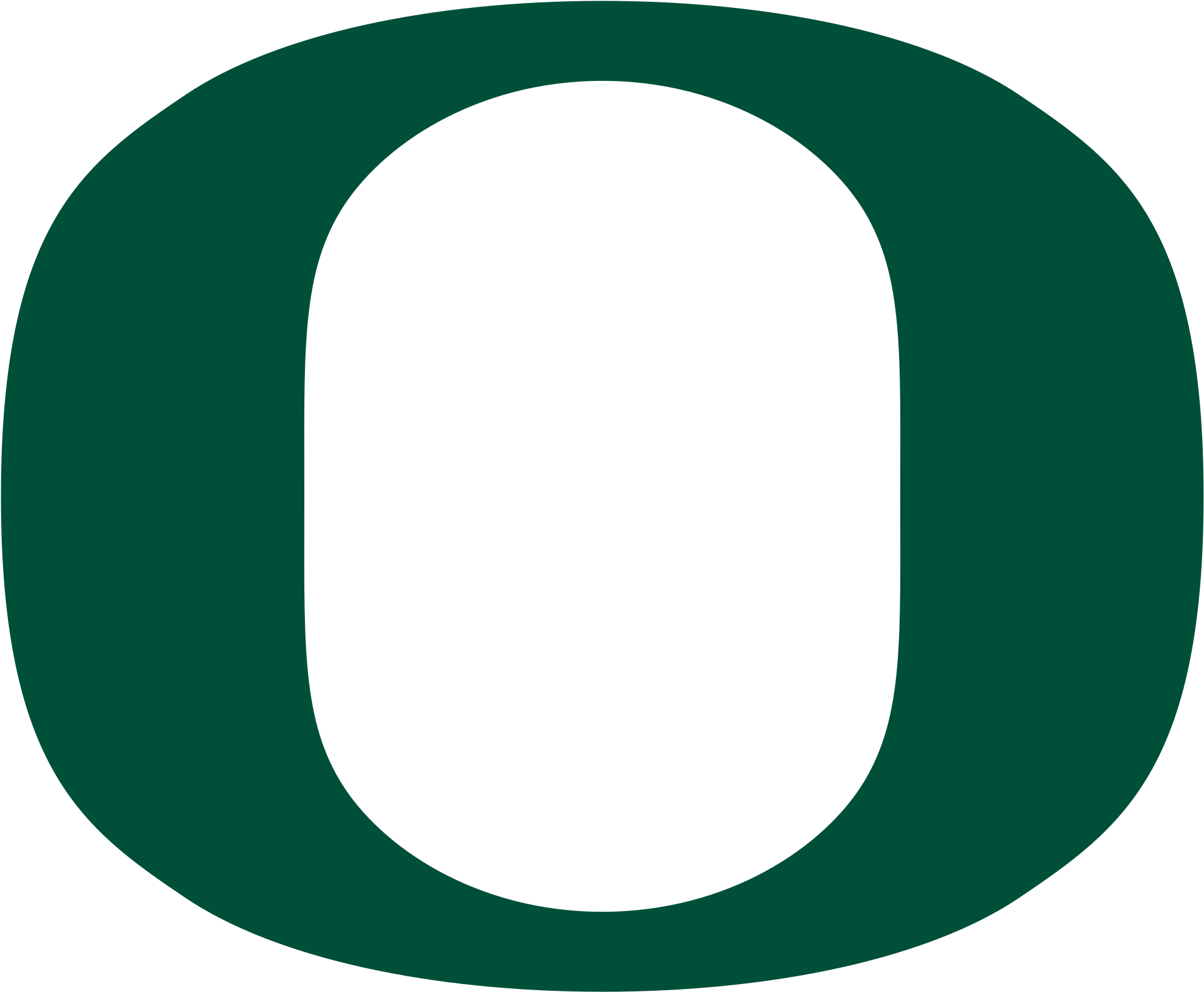 Oregon Ducks Track And Field - Oregon Ducks Logo (2000x1655), Png Download