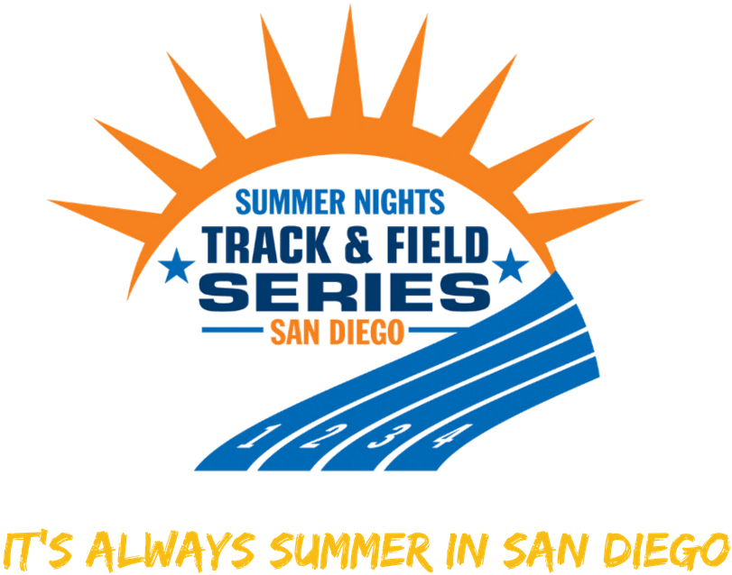 Welcome To The San Diego Summer Nights Track & Field - San Diego (940x788), Png Download