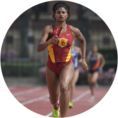 Cockrell Running With Baton - Running (400x392), Png Download