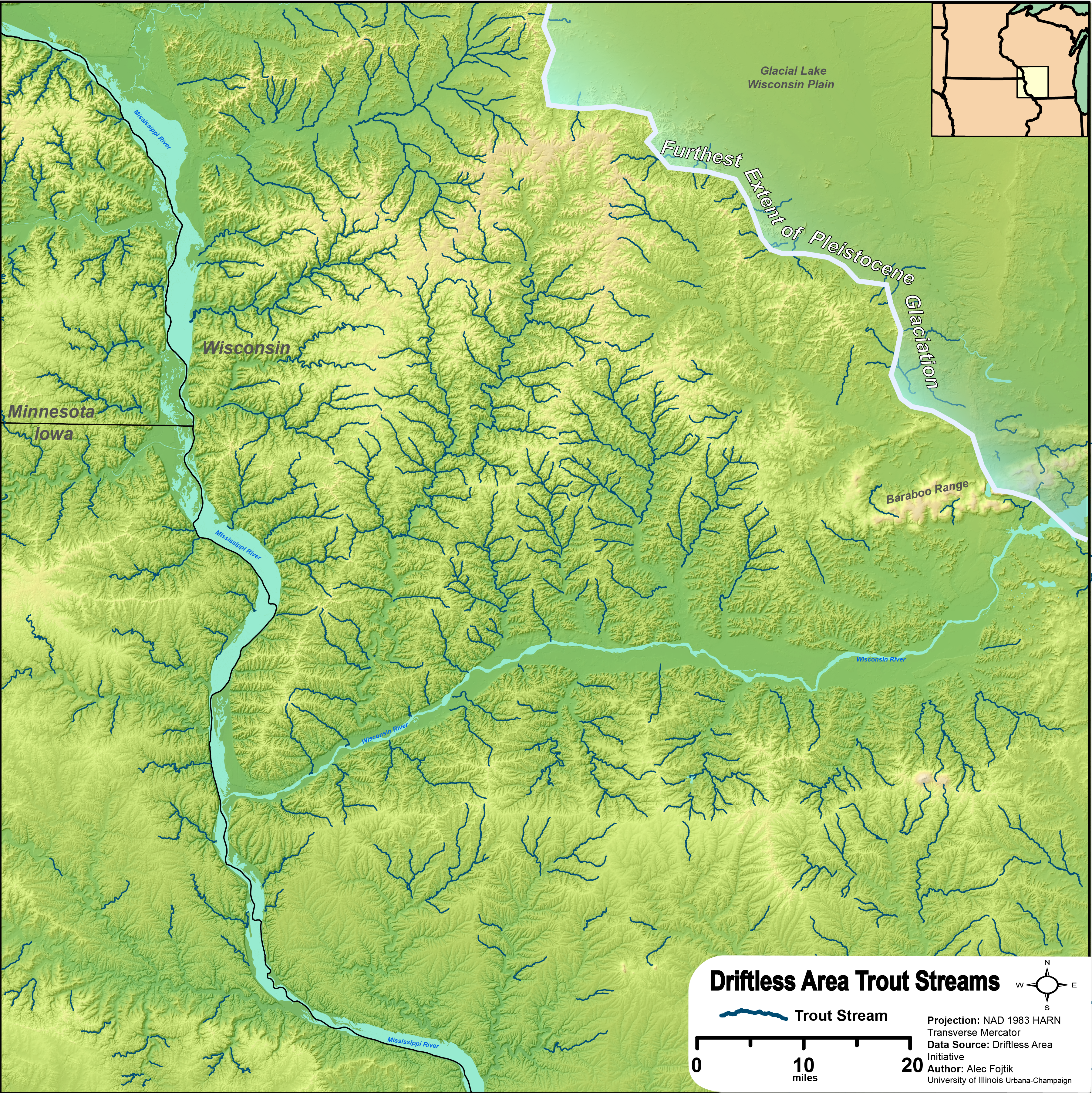 Driftless Trout Streams1 (3956x3955), Png Download