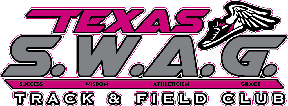 Texas S - W - A - G - Track & Field Club - Track And Field Club Logo (993x368), Png Download