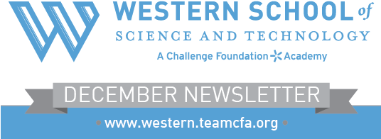 Happy Holidays From Western - Western School Of Science And Technology (535x234), Png Download