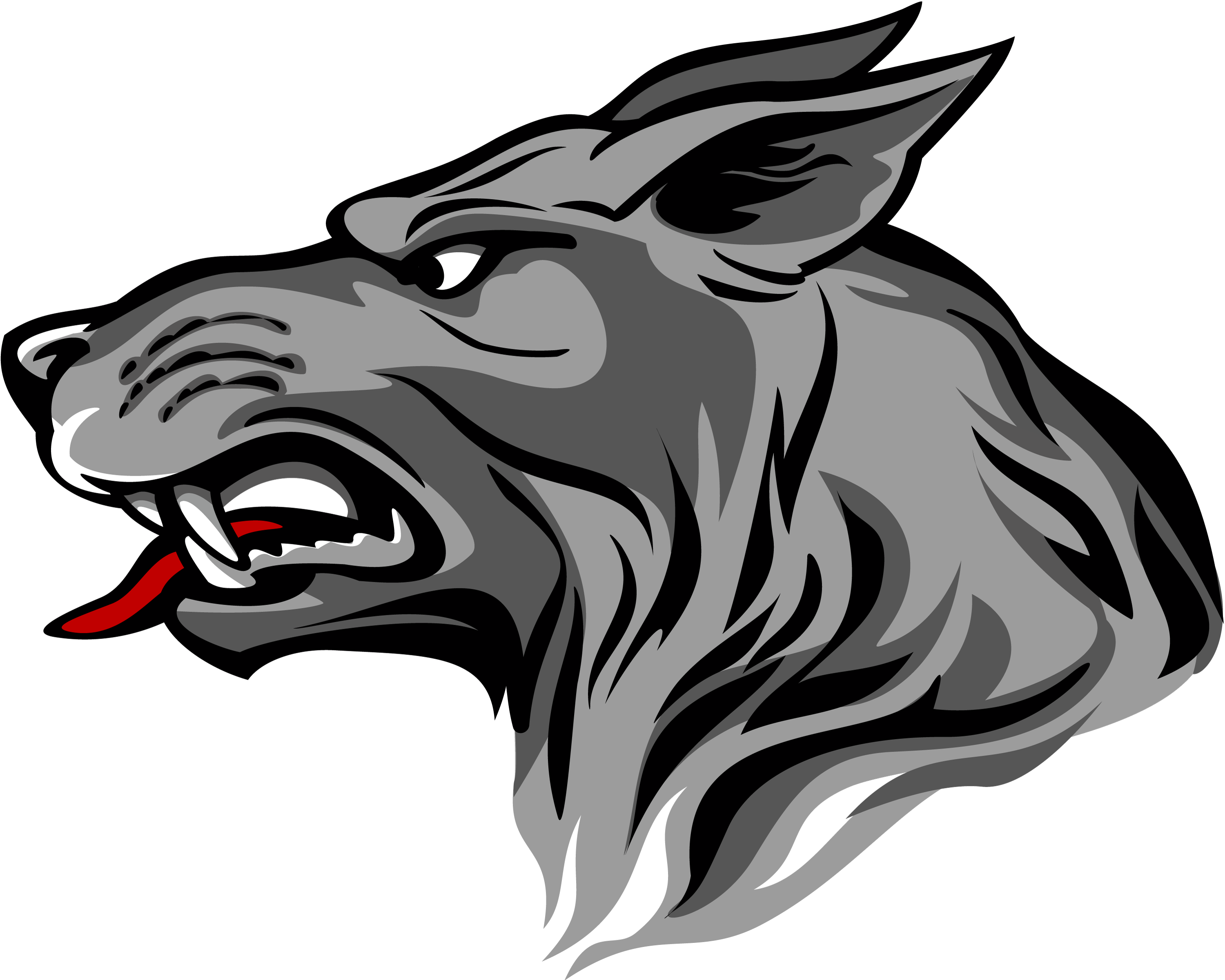 Wolf Coat Of Arms Png Picture Transparent Stock - Coat Of Arms Wolf Head (3000x2402), Png Download