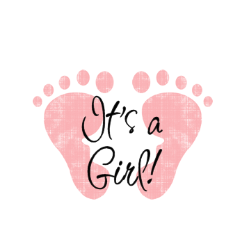 Baby Footprint Clipart - Pink Baby Footprints Png (403x386), Png Download