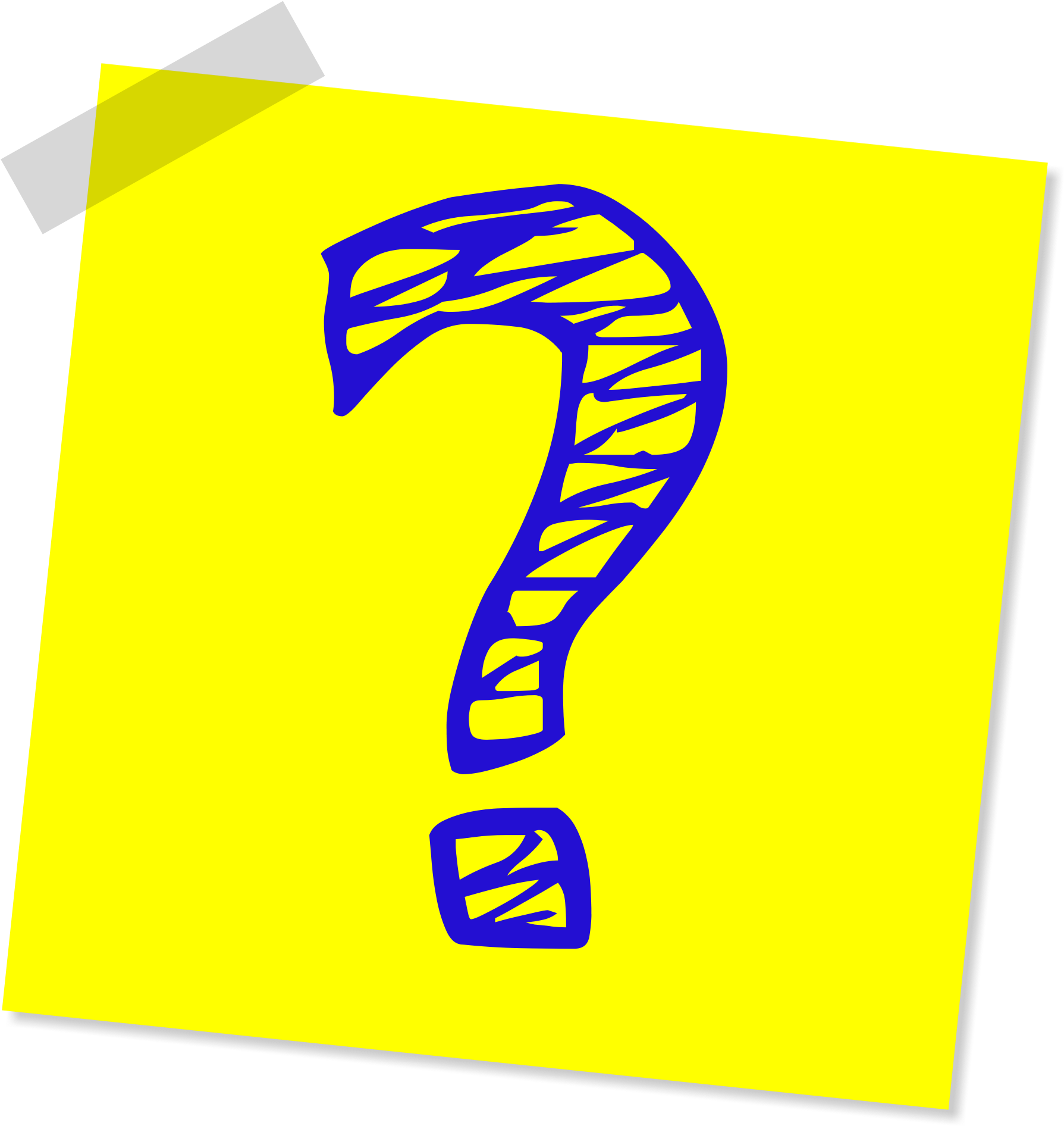Question Mark 1421017 960 - Questions Yellow Png (695x720), Png Download
