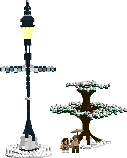 The Narnian Lamppost - Lighthouse (844x814), Png Download