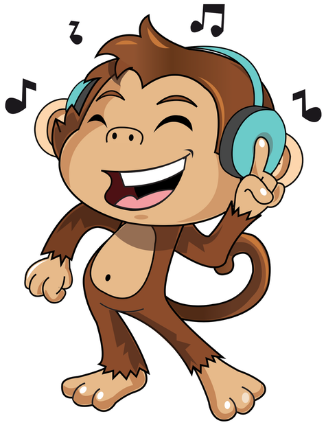 Cute Monkey Stickers Messages Sticker-1 - Cute Monkey Sticker Png (618x618), Png Download