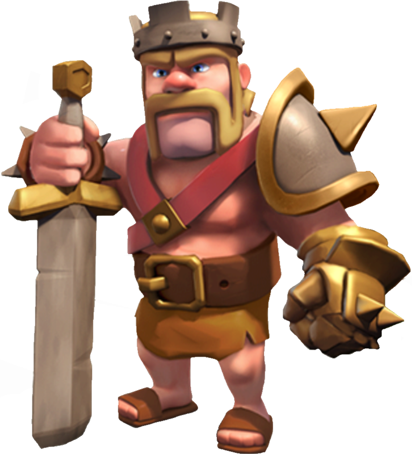 Clash Of Clans, King Icon Vector (1950x1928), Png Download