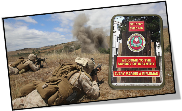 Soi Marks A Transition In The Professional Training - School Of Infantry (640x423), Png Download