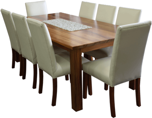 Coastal Design Furniture - Dining Set Png Transparent (510x394), Png Download