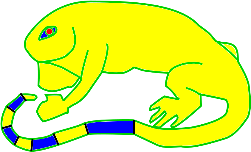 How To Set Use Iguana Animal Clipart (900x831), Png Download