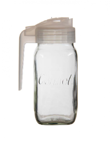Consol Milk Jug With Frosted White Plastic Lid (sold - Jug (600x600), Png Download
