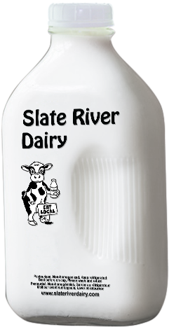 Whole Slate River Dairyslate - Plastic Bottle (600x525), Png Download