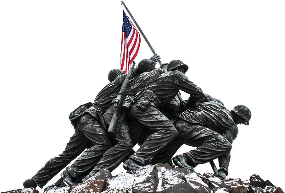 Marine Corps Marathon 2014 Jonathan Farrell - Marine Corps War Memorial (1000x614), Png Download