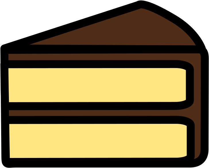 Medium Image - Cake Slice Png Clipart (800x696), Png Download